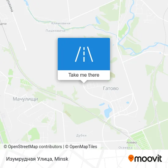 Изумрудная Улица map