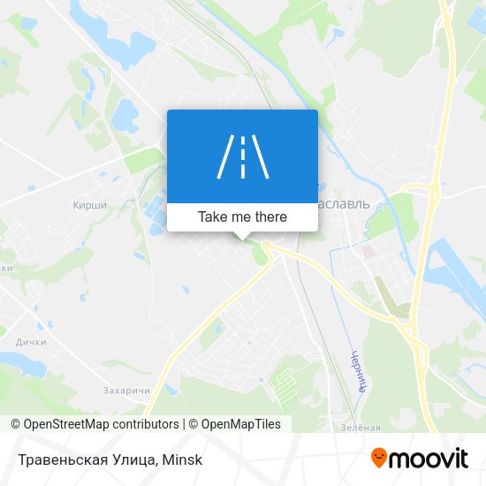 Травеньская Улица map