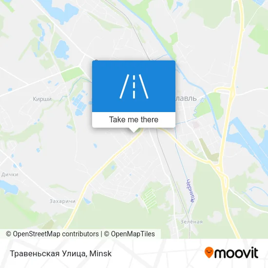 Травеньская Улица map