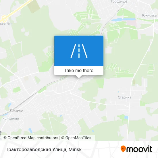 Тракторозаводская Улица map