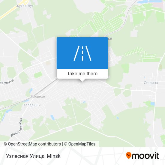 Узлесная Улица map