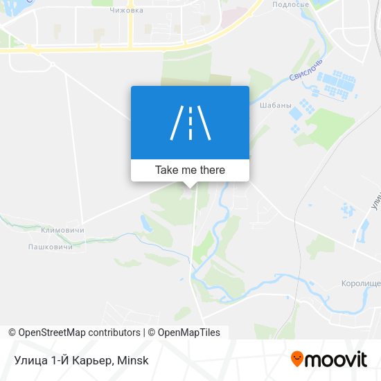 Улица 1-Й Карьер map