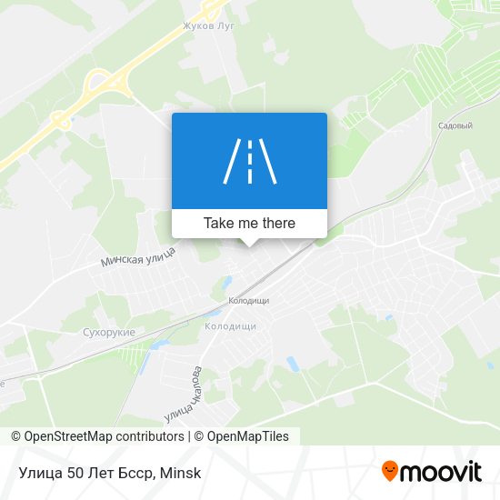 Улица 50 Лет Бсср map