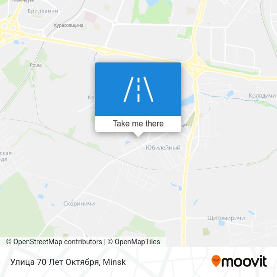 Улица 70 Лет Октября map