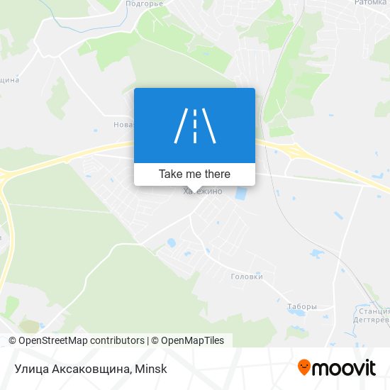 Улица Аксаковщина map
