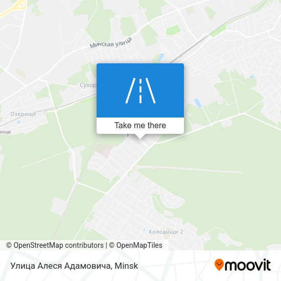 Улица Алеся Адамовича map