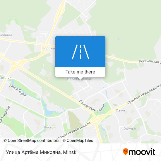 Улица Артёма Микояна map