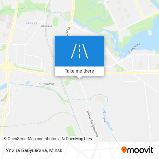 Улица Бабушкина map