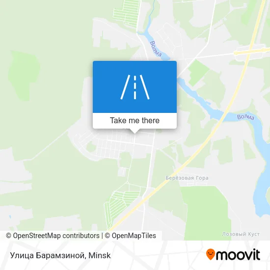 Улица Барамзиной map