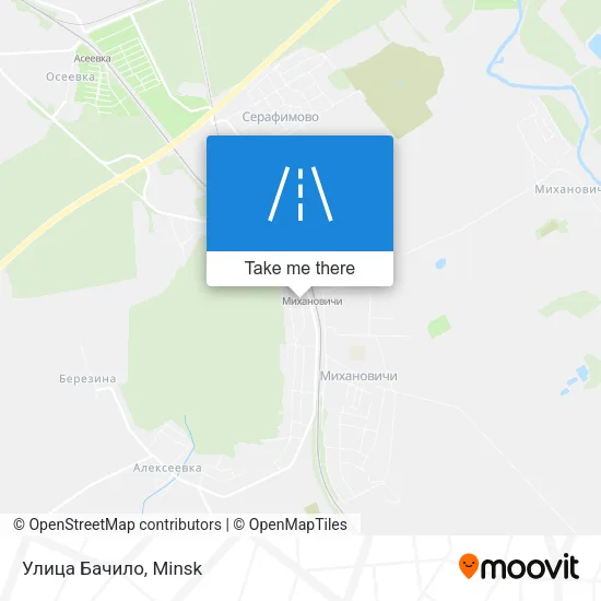 Улица Бачило map