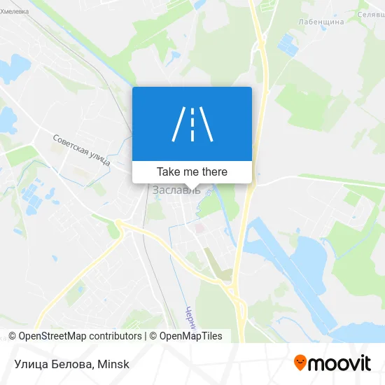 Улица Белова map