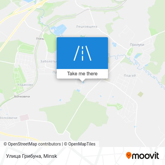 Улица Грибуна map