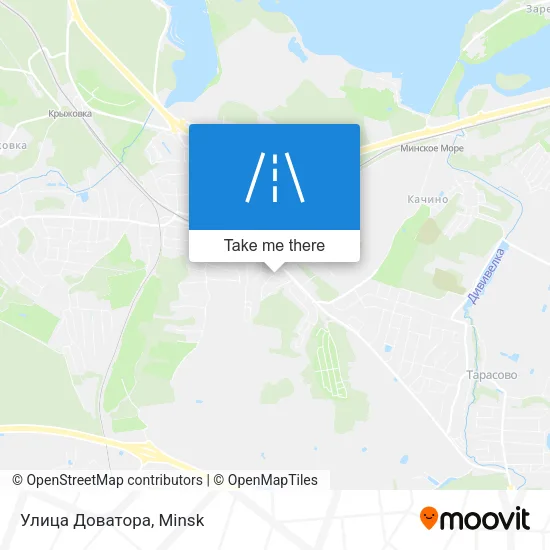 Улица Доватора map