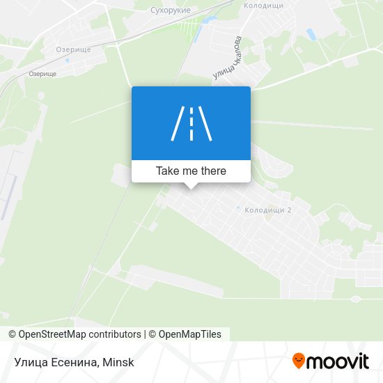Улица Есенина map