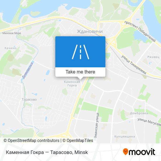 Каменная Гокра — Тарасово map
