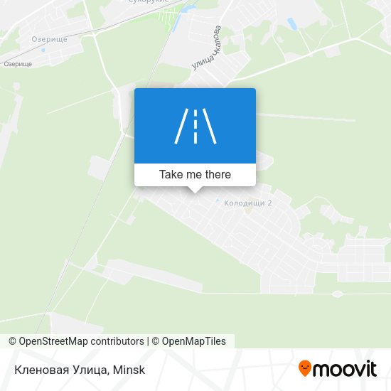 Кленовая Улица map