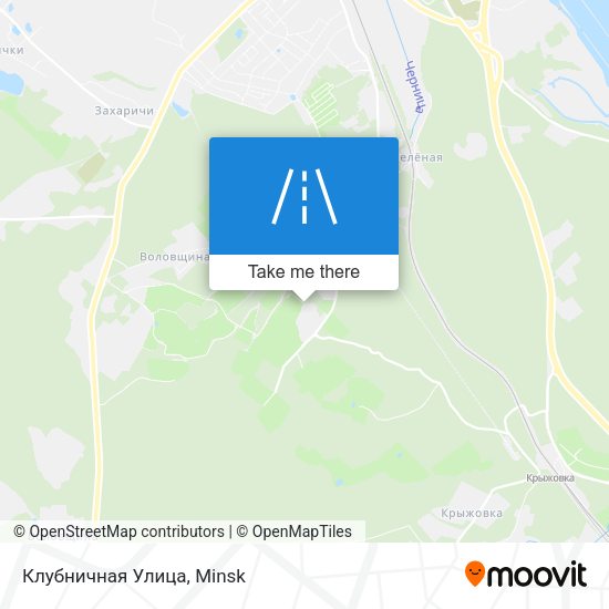 Клубничная Улица map