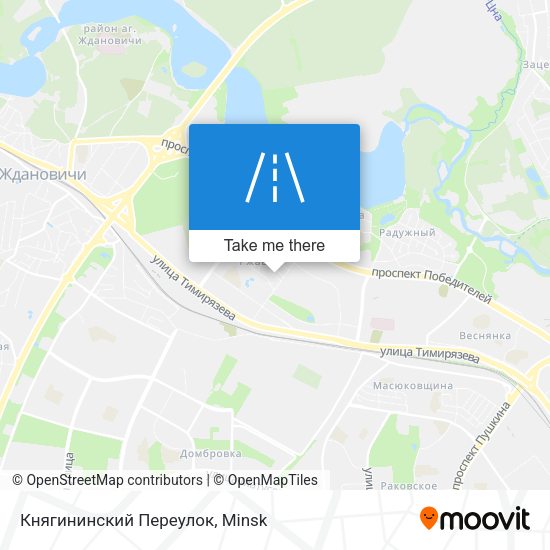 Княгининский Переулок map