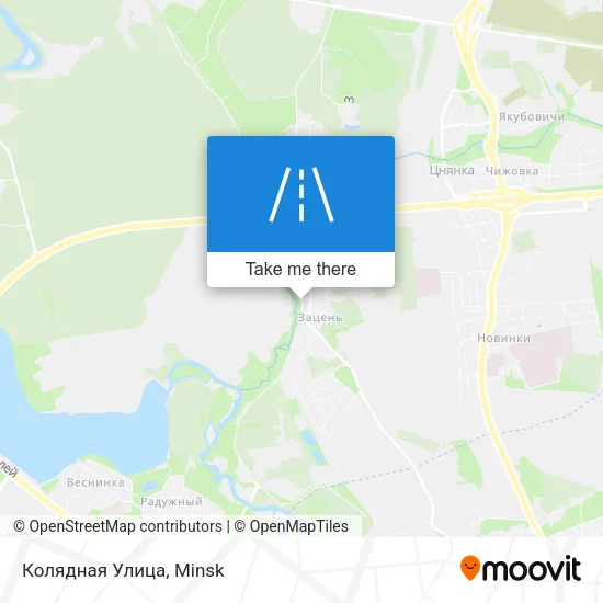 Колядная Улица map