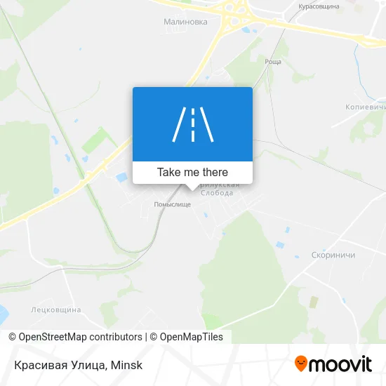 Красивая Улица map