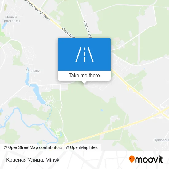 Красная Улица map