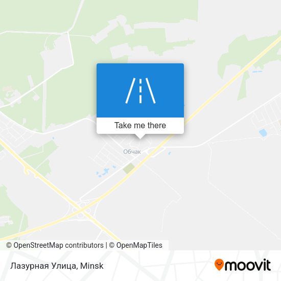 Лазурная Улица map