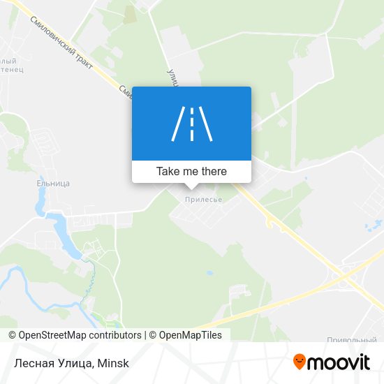 Лесная Улица map