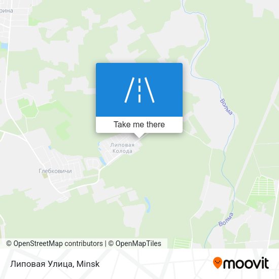 Липовая Улица map