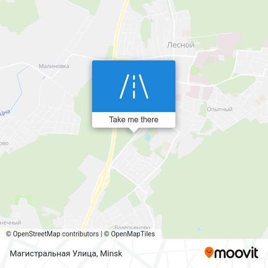 Магистральная Улица map