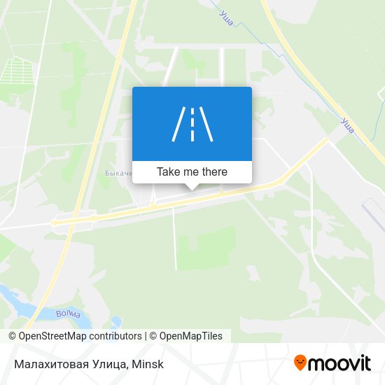 Малахитовая Улица map