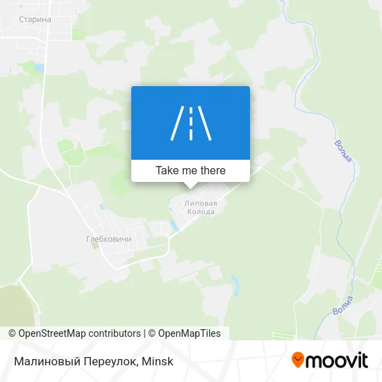 Малиновый Переулок map