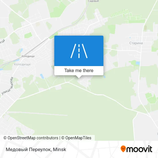 Медовый Переулок map
