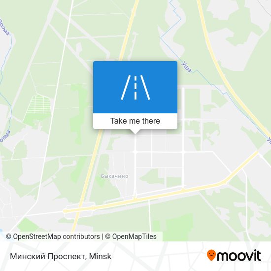 Минский Проспект map