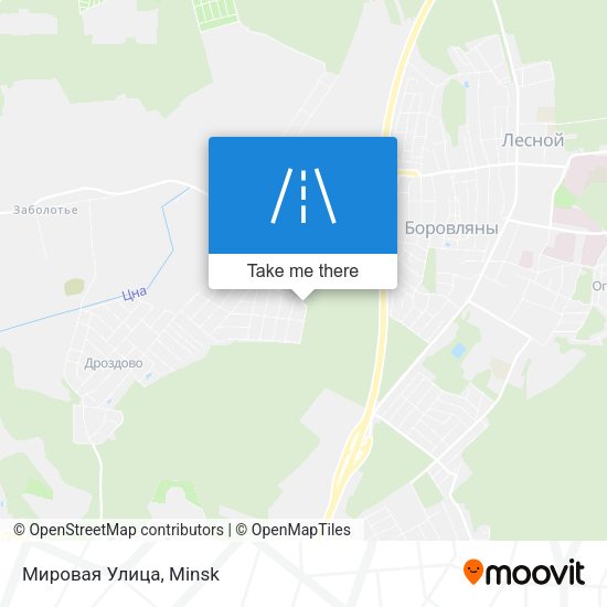 Мировая Улица map