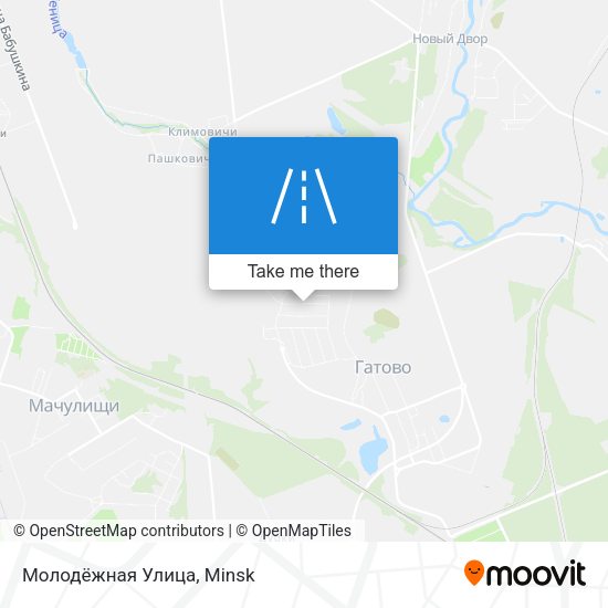 Молодёжная Улица map