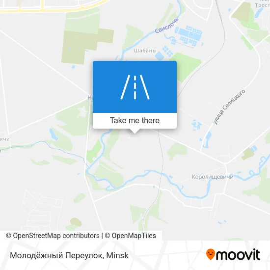 Молодёжный Переулок map