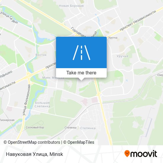 Навуковая Улица map