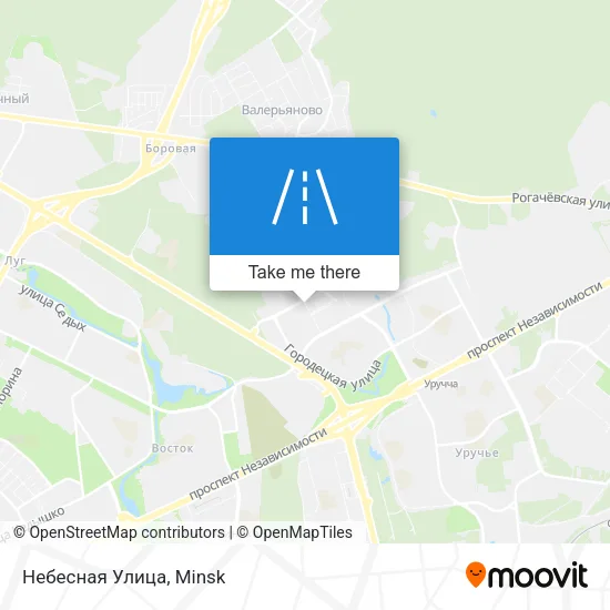 Небесная Улица map