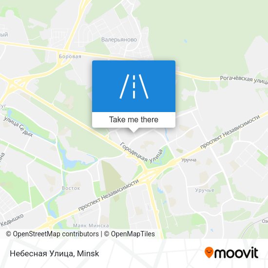 Небесная Улица map