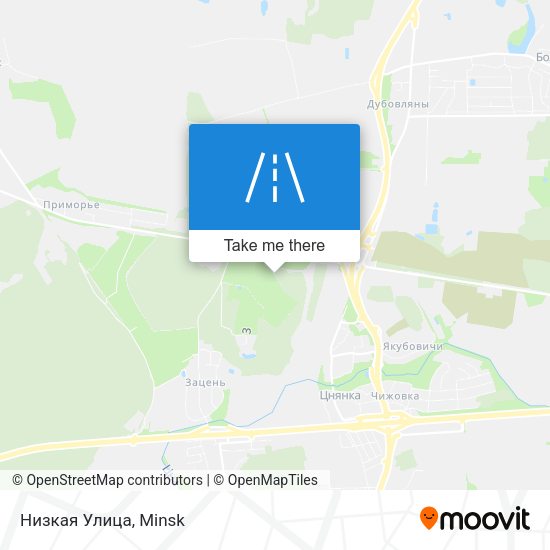 Низкая Улица map