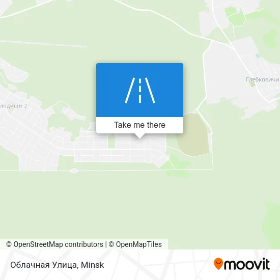 Облачная Улица map