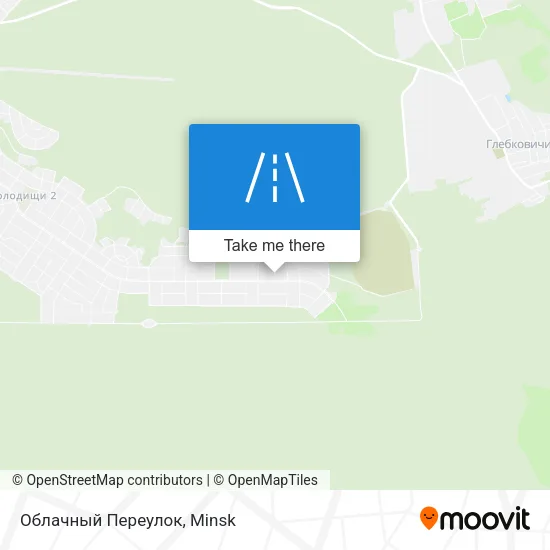 Облачный Переулок map