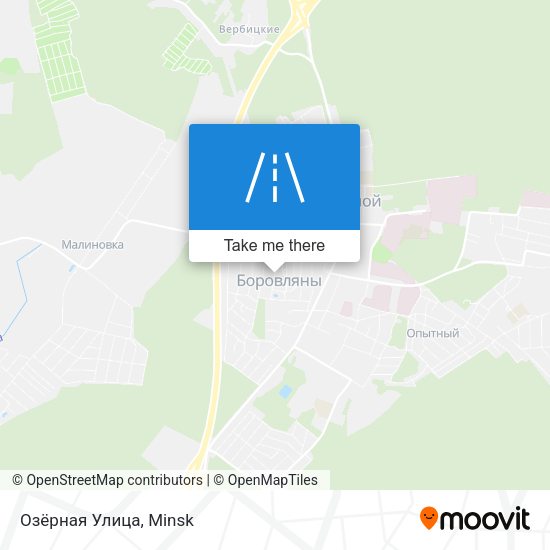 Озёрная Улица map