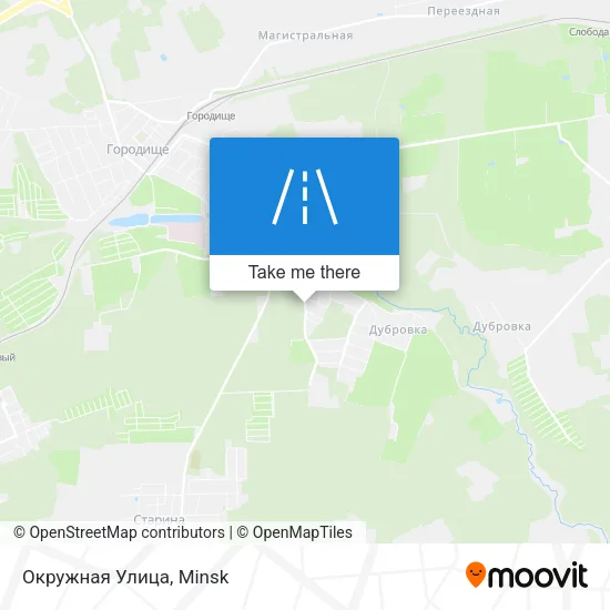 Окружная Улица map