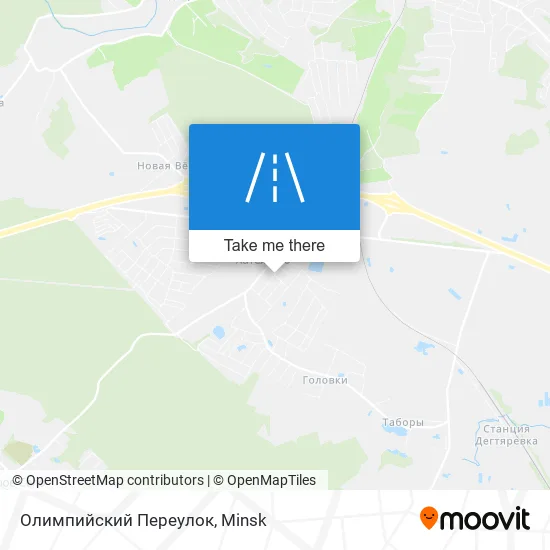 Олимпийский Переулок map