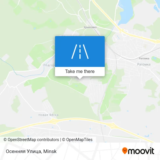 Осенняя Улица map