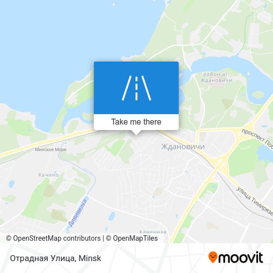 Отрадная Улица map