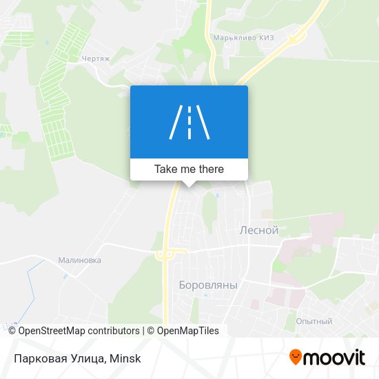 Парковая Улица map