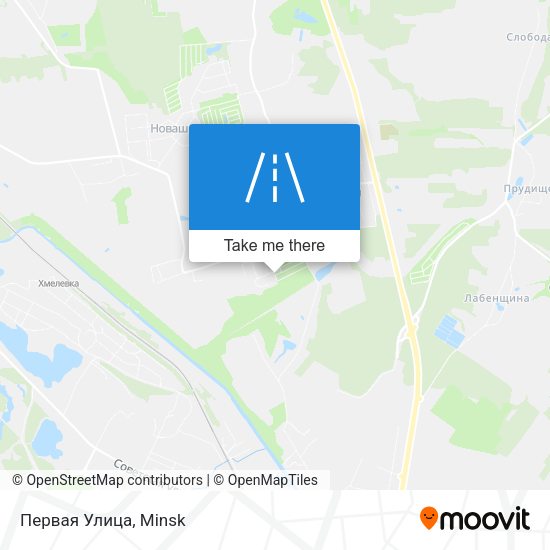 Первая Улица map