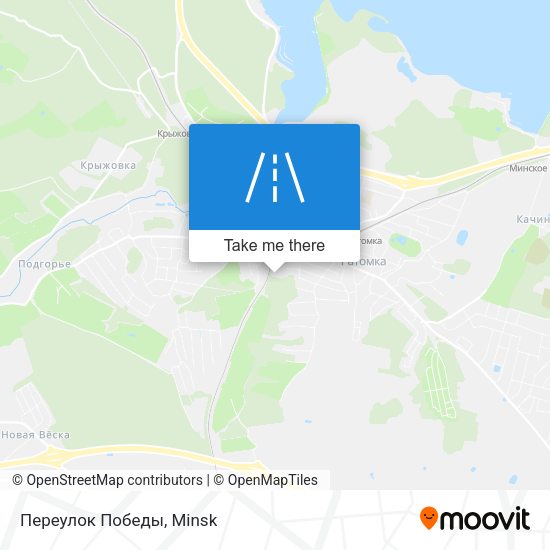 Переулок Победы map
